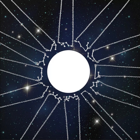 Virgo Constellation Astrology Silver Alloy Necklace Celestial Minimalist Unique - Picture 8 of 10